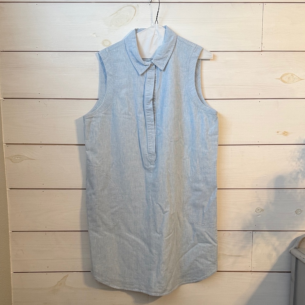 Vineyard Vines Light Blue Sleeveless Mini Dress